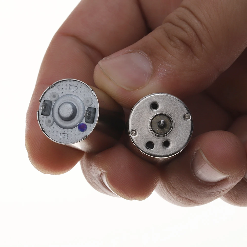 5PCS Precious Metal Brush 130 Round Motor DC5V-7.4V 7800RPM-11600 RPM Silent High Torque DC Motor