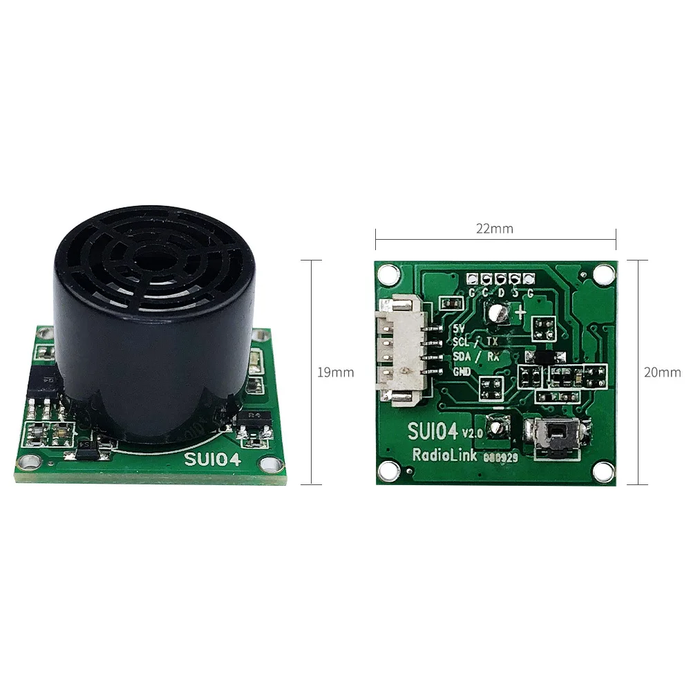 Ledi SUI04 omnidirectional ultrasonic sonar fixed height obstacle avoidance Ledi Flight Control/open source PIXHAWK for multi-ax