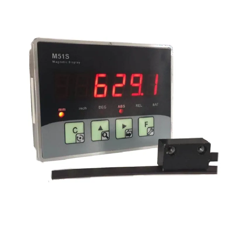 M510 Single Axis Magnetic Scale Display Integrated Embedded Magnet Tape Measurement System