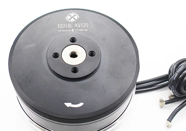 AeroPartsMIAT X8318L KV120 12S 12KG LoadinG BLDC Motor with 28 Inch Propeller for Air-craft Paramotor Dr-one
