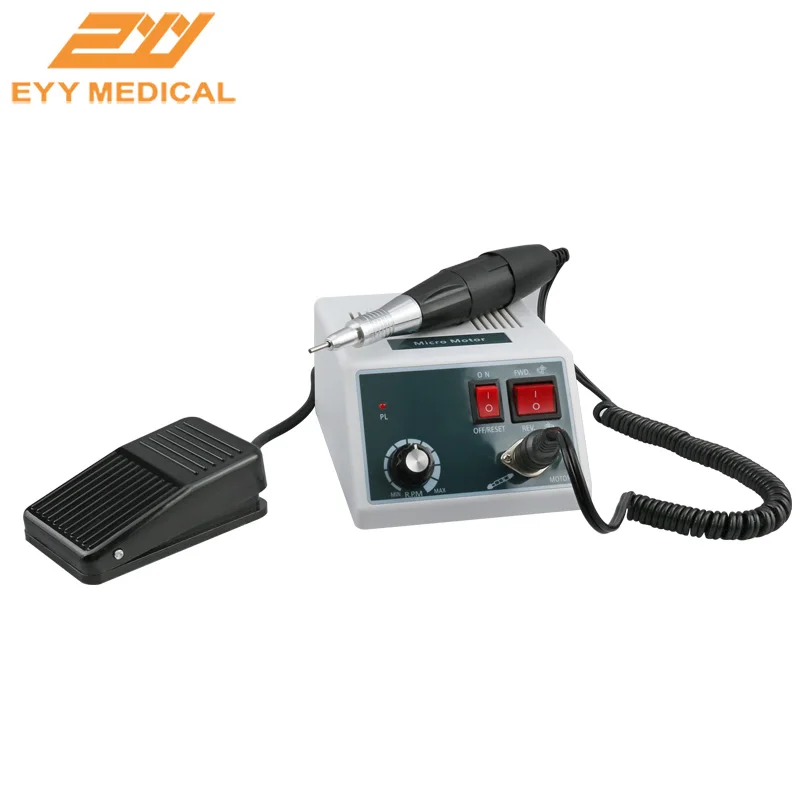 Micromotor Machine  35k RPM Polishing Handpiece with E type Electric Motor Contra Angle & Straight Handpiece