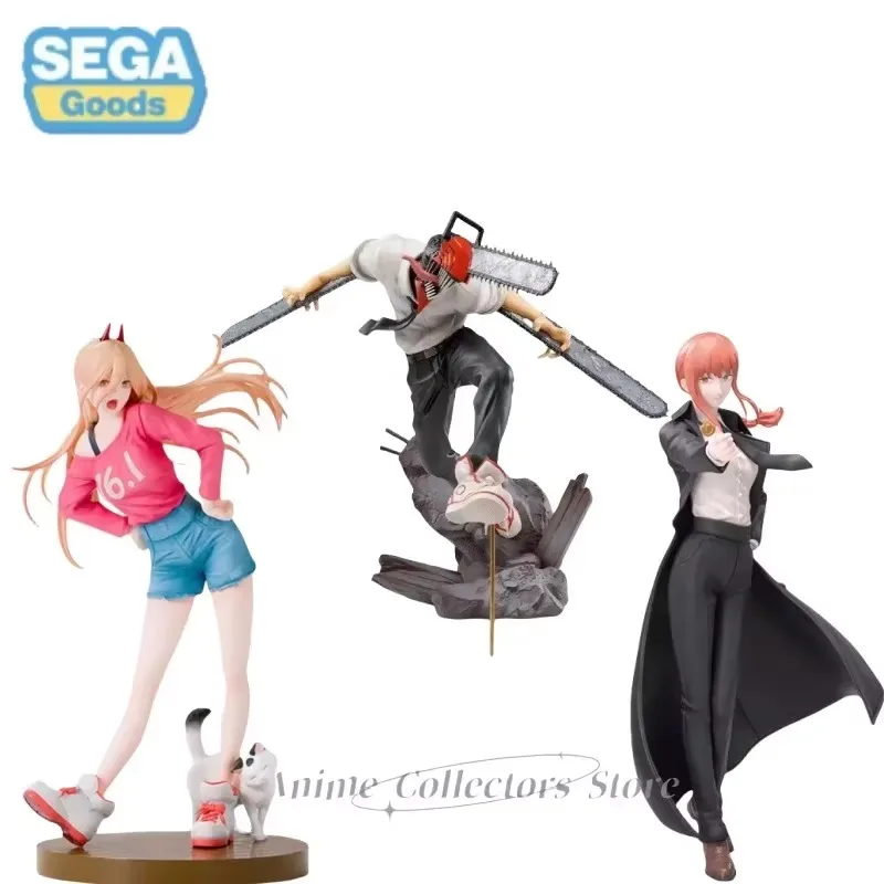 

Подлинная SEGA оригинальная бензопила Luminasta Man Power Denji Makima аниме модель персонажа игрушка настольное украшение подарок ручной работы