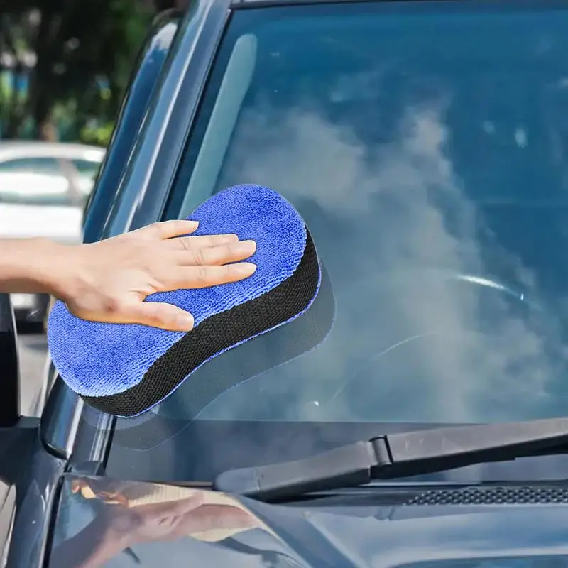 Car Sponges For Washing 2X Automotive Sponges For Car Cleaning Car Wash Sponge Double-sided Household Cleaning Sponges For Home