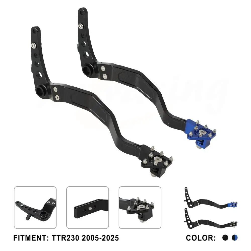 

CNC Aluminum Motorcycles Foot Brake Levers Pedal motorcycle Accessories For YAMAHA TTR230 2005-2025 Dirt Pit Bike