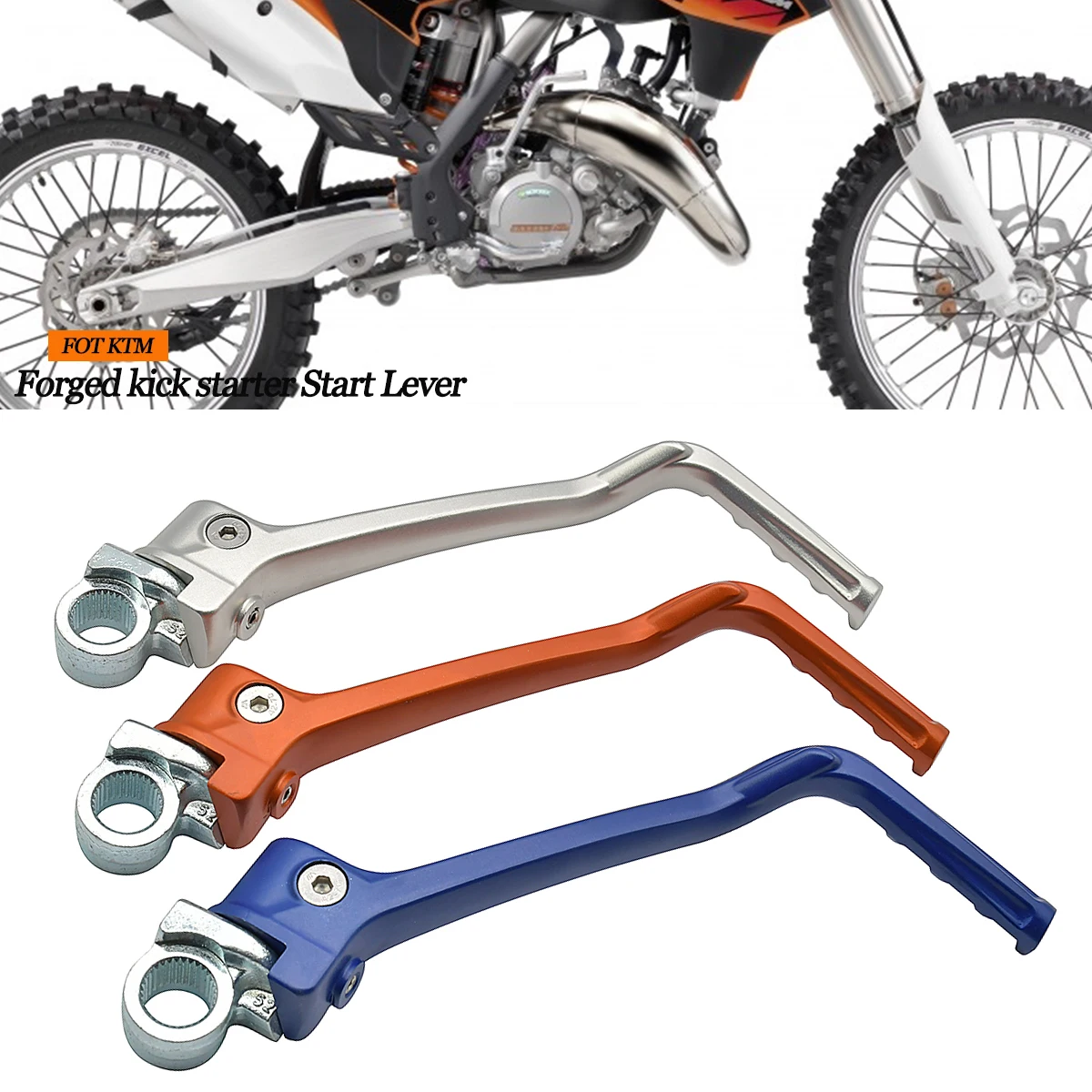 

Motocross Forged Kick Start Starter Lever Pedal For KTM 125 150 200 SX XC XCW SX125 SX150 XC150 XCW200 For Husqvarna TC125 TE125