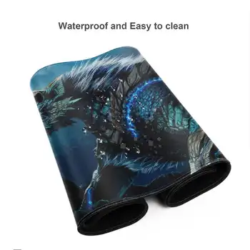 Monster Hunter Mouse Pad, Tablet Mouse Pad, Laptop XL, Masaüstü Mouse Pad, Sevimli HD Gökkuşağı Oyun Klavyesi Pad, CSGO Oyuncusu, 90x40 8 best sales Canavar avcısı aksesuarları - №6