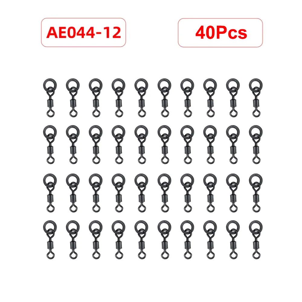 Hirisi AE044 20 Stuks Karpervissen Wartels Snaps Solid Ring Quick Change Vishaak Wartels Visterminal Visgerei Accessoires