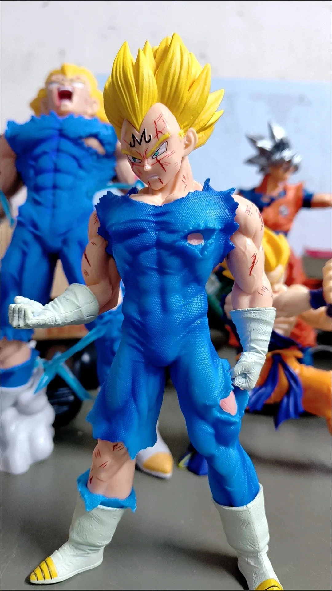 21cm Anime Dragon Ball Z Majin Vegeta Action Figure Model Toys GK Statue Collectible Ornaments Birthday Gift For Children