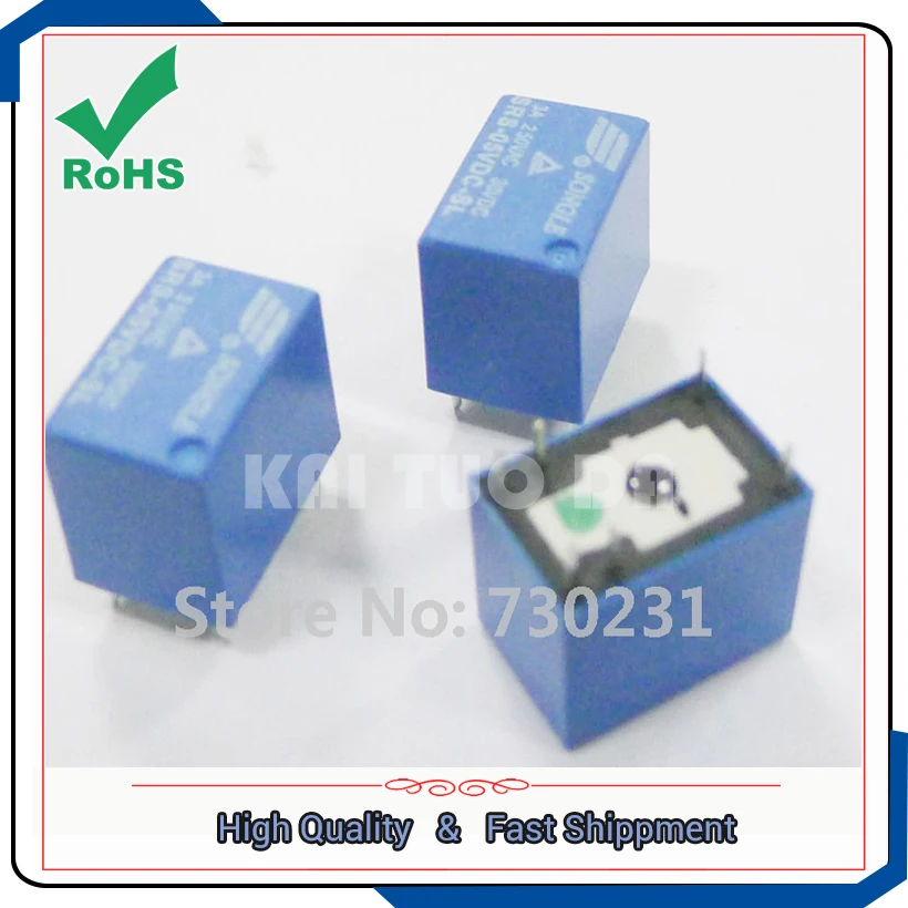 Free Shipping 5Pcs JRC-21F(4100) 5V DC SRS-05VDC-SL Power Relay 6PIN hym