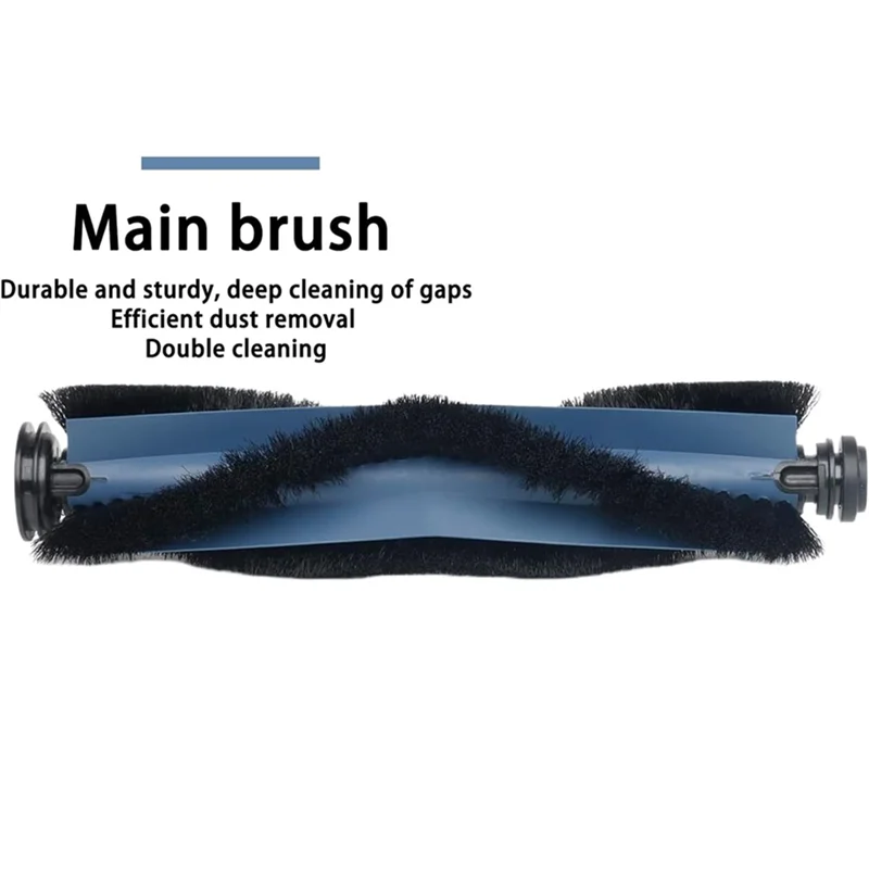 

ABMR-For Eufy X10 Pro Omni Robot Vacuum Parts Main Roller Side Brush Filter Mop Cloth Dust Bags Accessories Kit