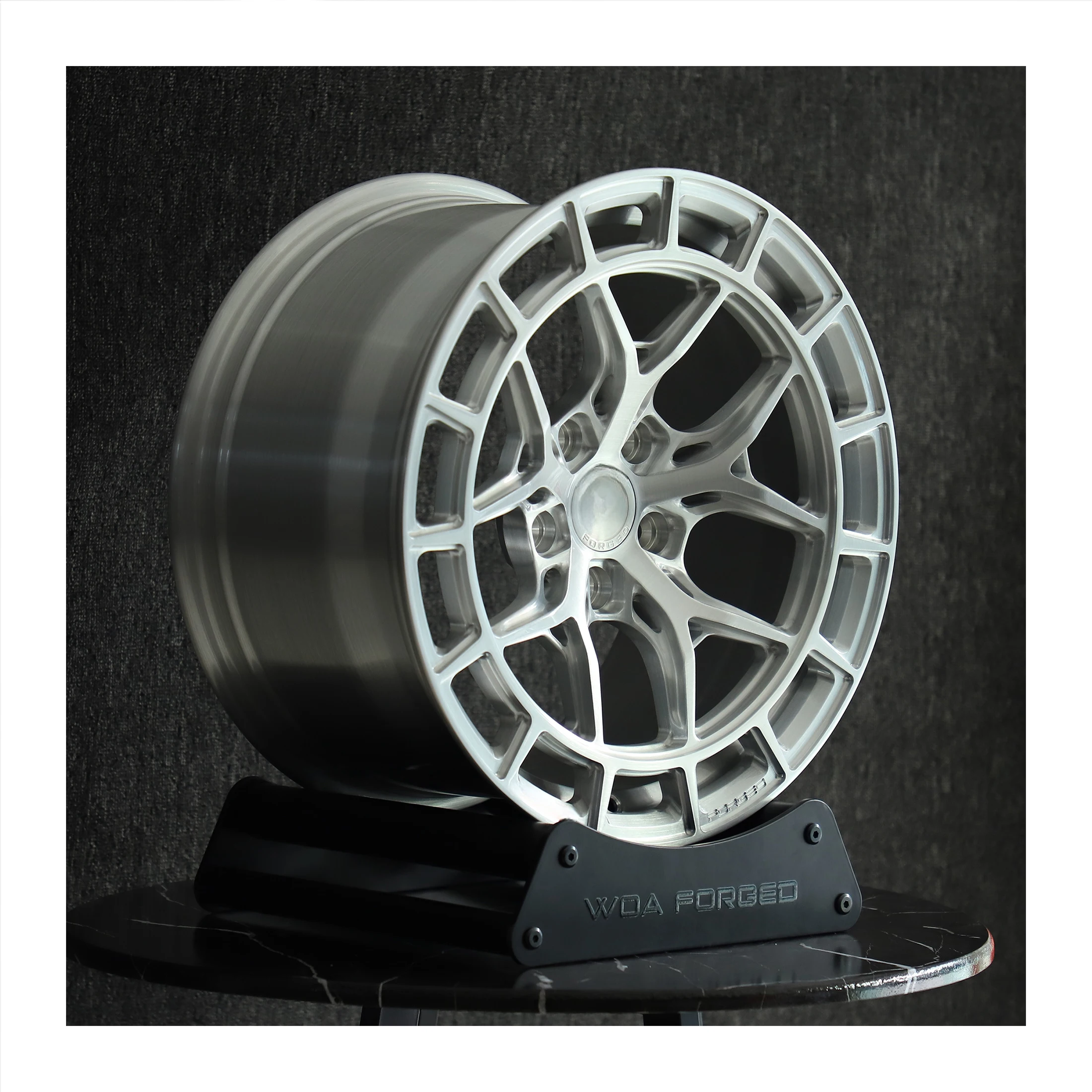 

Customized 6061-T6 new Forged Aluminum Car Wheels HFX-1 18-22 Inch Brushed Silver Lightweight New 5-Year Warranty Personalized