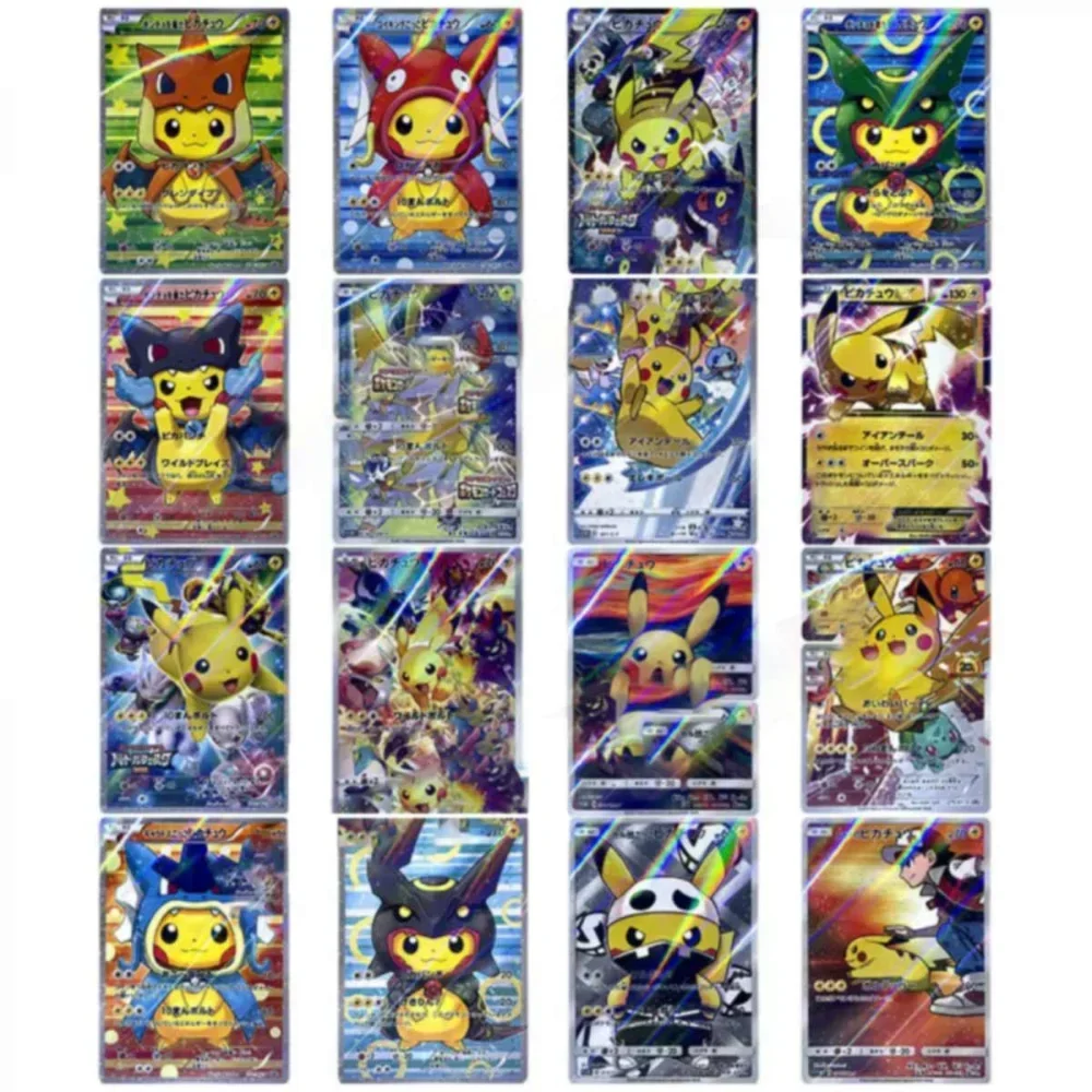 25 sztuk/zestaw Pokémon gra karty kolekcjonerskie Ptcg Diy japonia Mario Bros Pikachu gwiazda Flash karta laserowa kolekcjonerskie zabawki dla dzieci