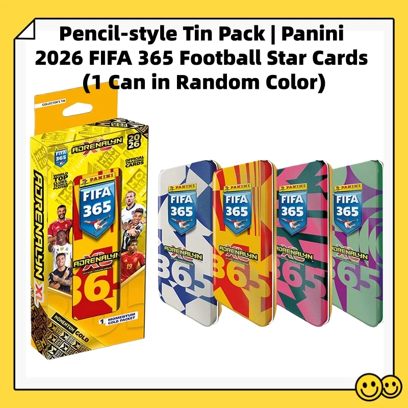 Panini 2026 FIFA 365 Cartes Star de football – Cartes de collection de joueurs de club en conserve (cadeau exclusif pour les fans de football)