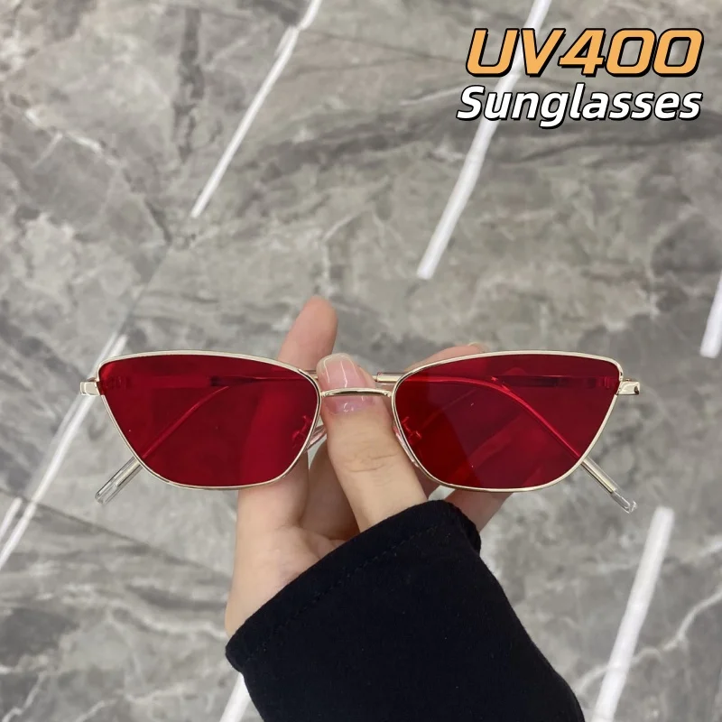 

Women's Lightweight Square-framed Sunglasses Advanced Vintage Fashion Wear Take Ultraviolet-proof Decorative Glasses