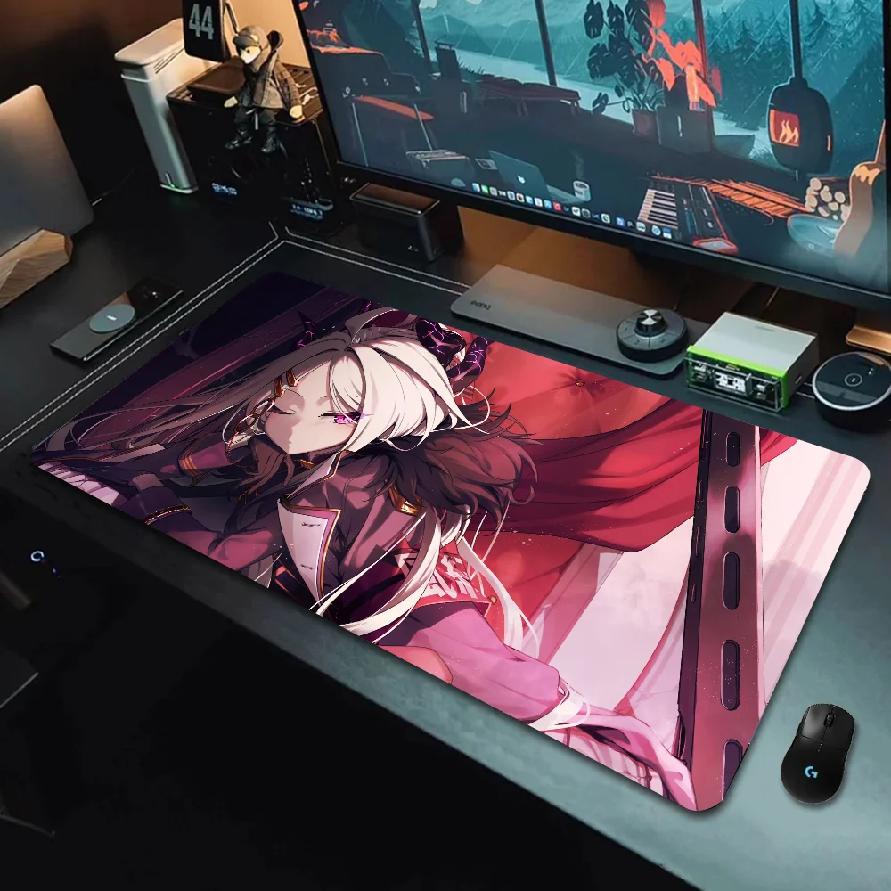 Anime Game Blue Archive Sorasaki Hina Mousepad Large Gaming Mouse Pad  LockEdge Thickened Computer Keyboard Table Desk Mat