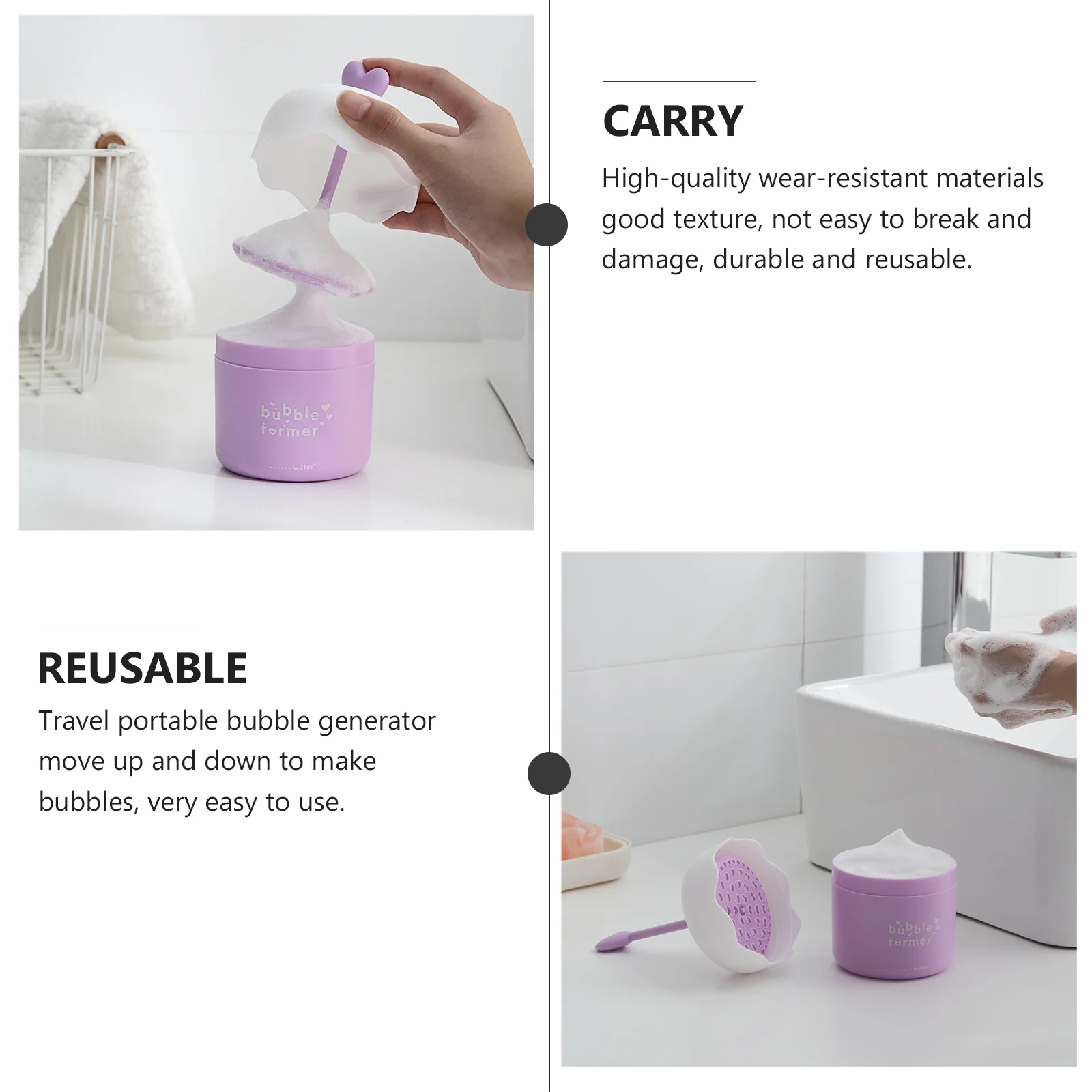 Skincare Accessories Zerodeko Bubbler Bubble Machine Oil Cleanser Face Travel Body Wash Cup Cleaner Foam Maker Cream