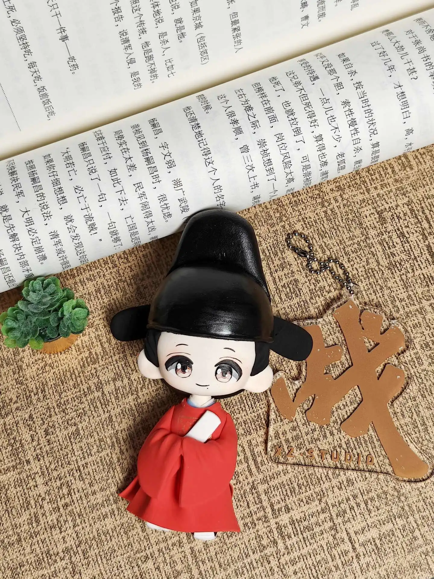 Zang Hai Zhuan Xiao Zhan Figur Zang Hai Figur Ultraleichter Ton Handgemachtes Geschenk Q Version Figur Kreatives Geburtstagsgeschenk