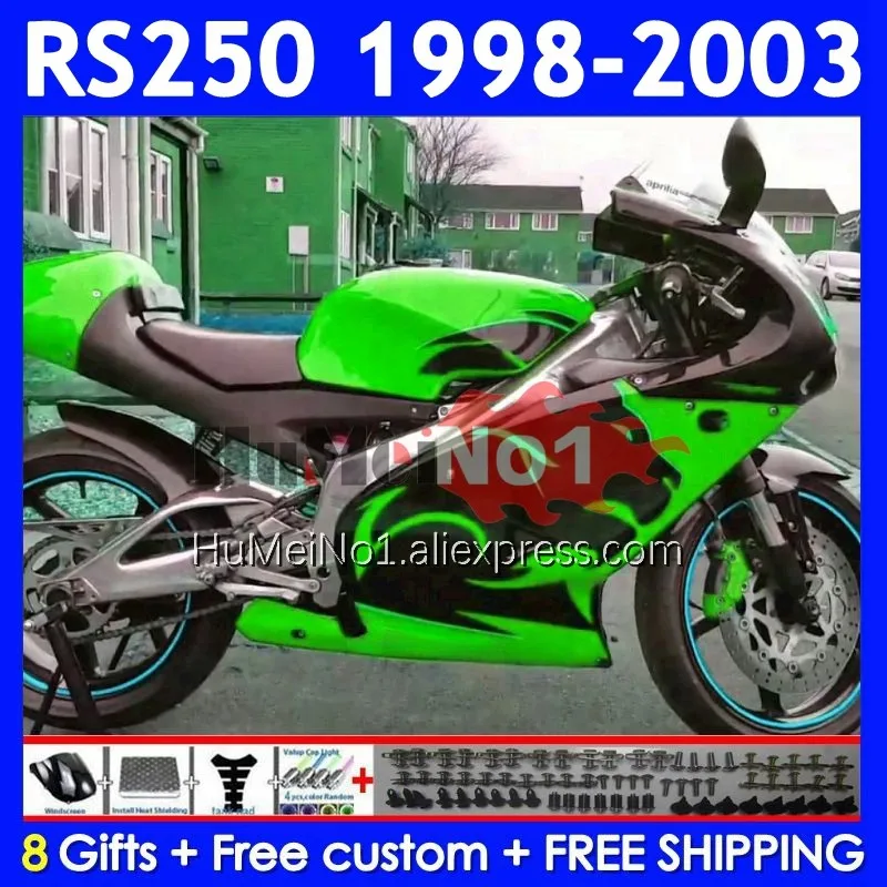 RS250RR For Aprilia green light RSV250 RS 250 RS250 RR 98 99 00 01 02 03 318No.130 RS-250 1998 1999 2000 2001 2002 2003 Fairing