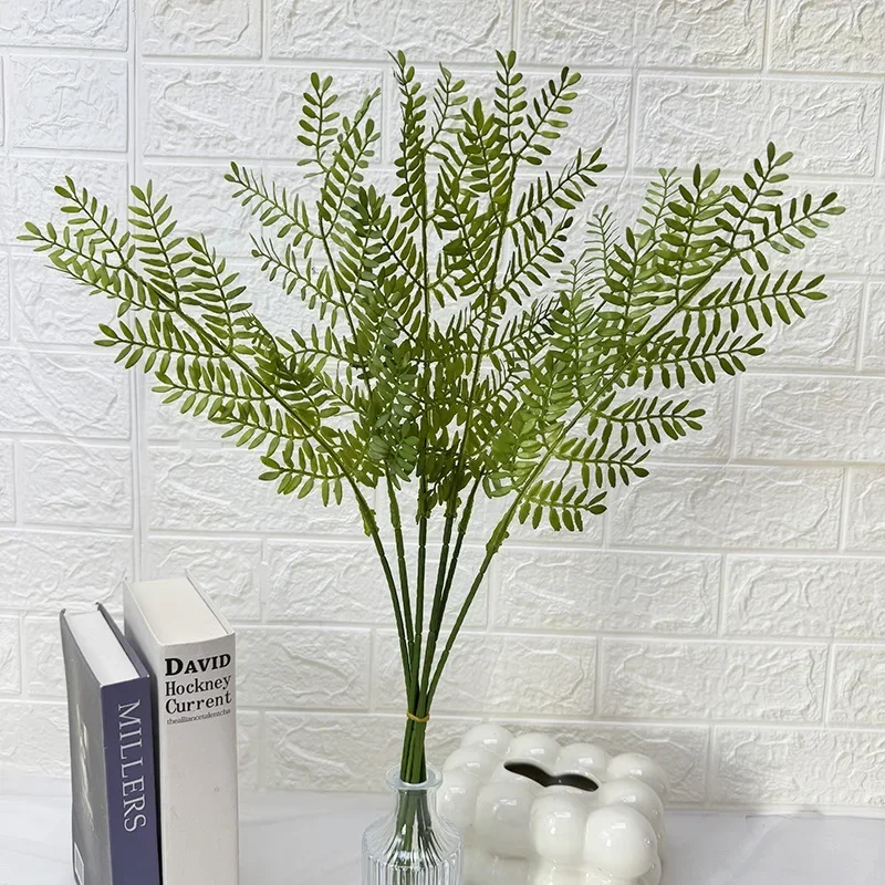 

Artificial Mimosa Nantian Bamboo Leaf Plants Floral Restaurant Decoration Simulation Green Plant Leaves Balcony Decorative