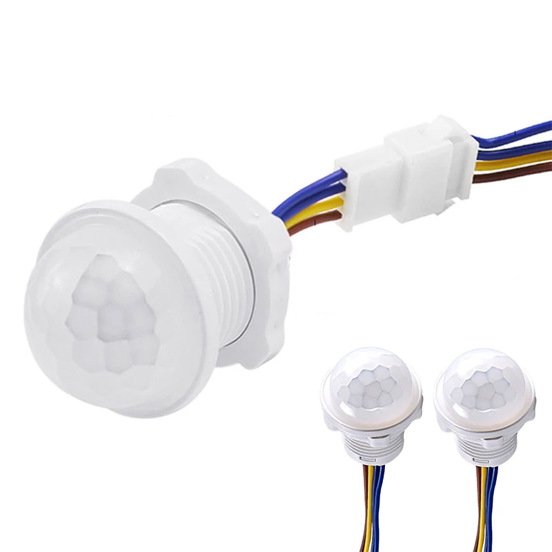 Infrared Human Body Sensor Switch PIR Sensor Detector 85-265V Automatic Induction Switch for Home LED Lighting Lamp Auto On Off