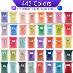 445 DMC Colors Wholesale Zip Bag Loose Drills High Quality Resin Stones For DIY Diamond Painting Square AB Crystal Glowing SP5