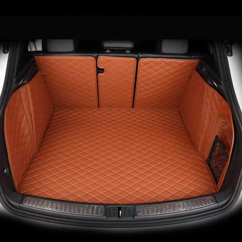 Full Cover Car Trunk Mat For Volkswagen Tiguan Altas Golf Passat Arteon T-ROC Polo Jetta Auto Parts