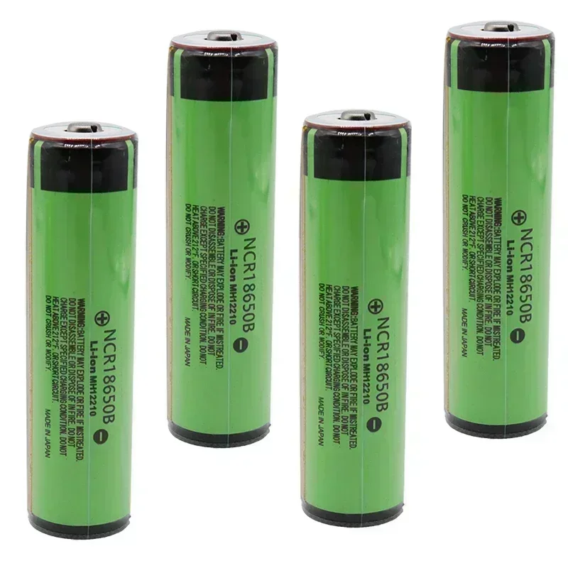 NCR18650B 3400mAh 3.7V Rechargeable Li-ion Battery with PCB Protection for Flashlights, Toys & Power Tools
