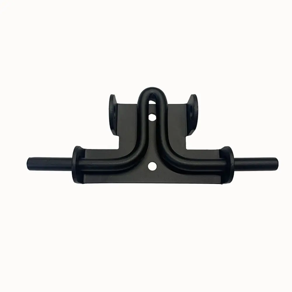 Heavy Duty Door Slide Bolt Lock Solid Construction Black Door Lock Rust-resistant Reinforced Garden Gate Guardrail Fence Lock