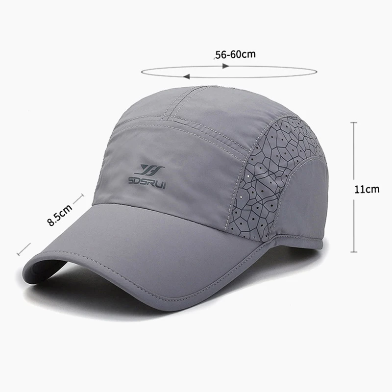 NIXHIT Summer Quick Drying Waterproof Thin Women Men\'s Baseball Cap Outdoor Sports Fishing Travel Hiking Climbing Sun Hat A240