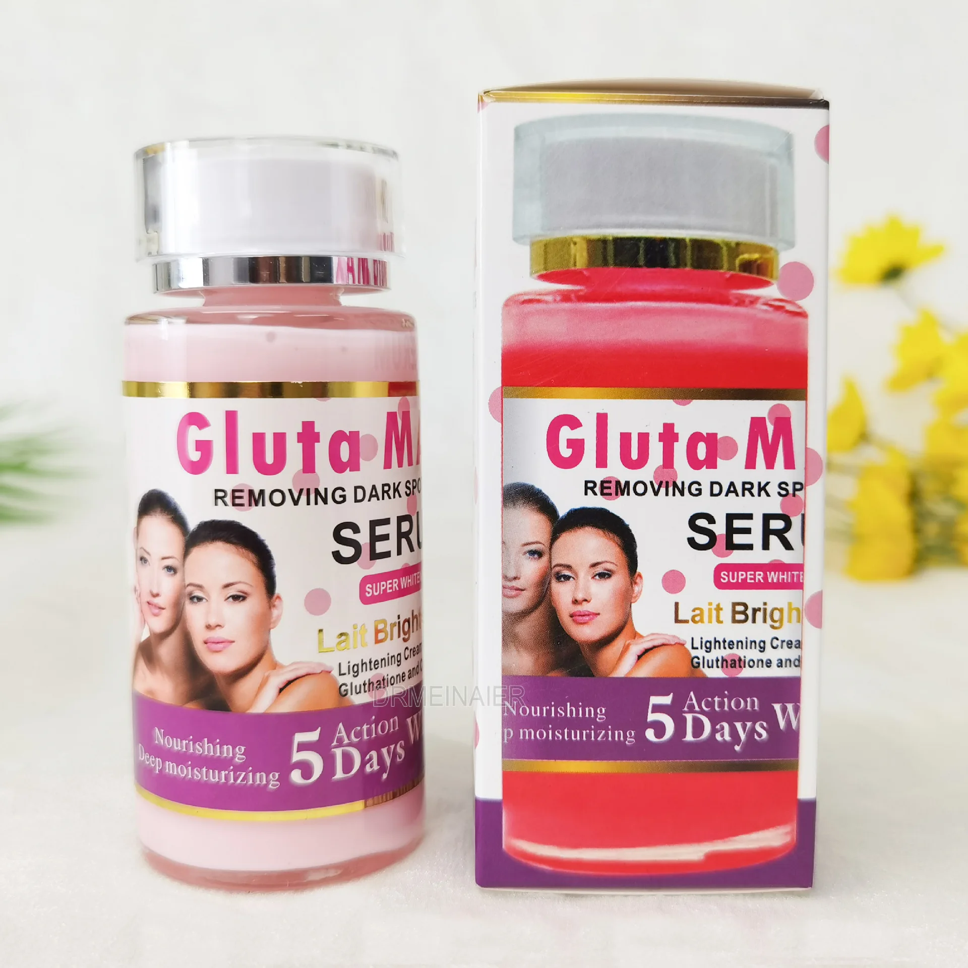 120ml Gluta Max Collagen Face Serum Repairing Essence Elasticizing Serum Original Solution Moisturizing Firming Face Skin Care