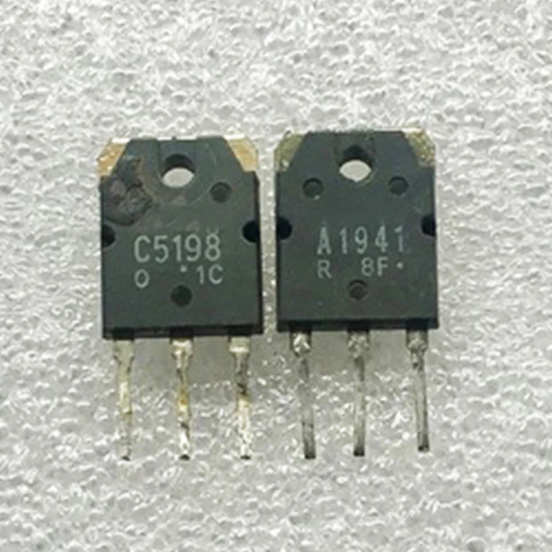 Used 10pcs A1941 C5198 2SA1941 2SC5198 (5pair/lot)