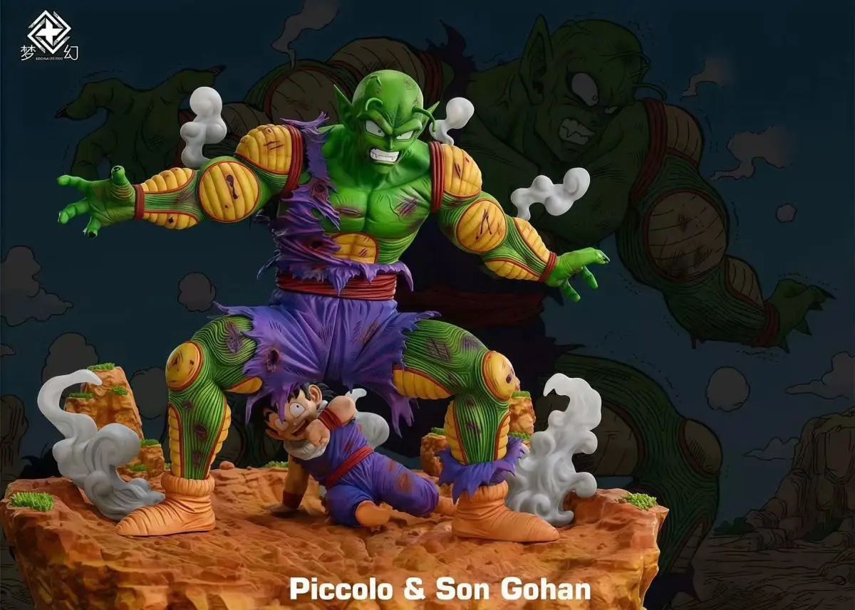 28cm Dragon Ball Figure Piccolo Son Gohan Figure Piccolo Anime Figures  Pvc Collection Statue Model Room Desk Halloween Toy Gift
