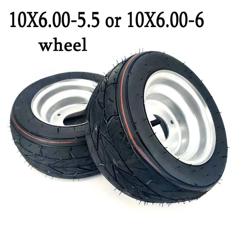 10X6.00-5.5 10X6.00-6 Vacuum tire belt with 3-hole wheel hub electric Harley tires modified kart cart ATV tire accessories