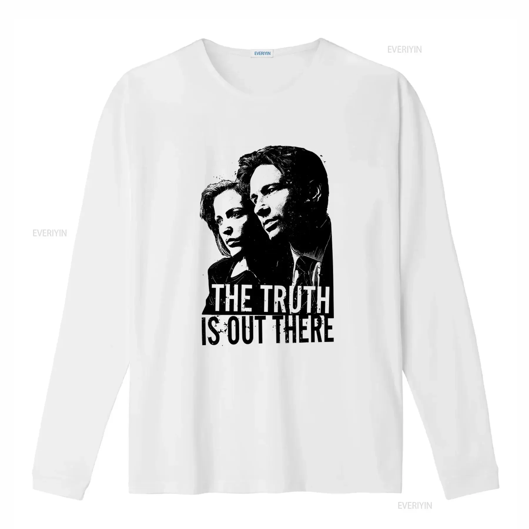 The X Files Truth T Shirt Mens Licensed TV Show Alien UFO Retro New White  vintage Washed graphic Casual fashion Versatile