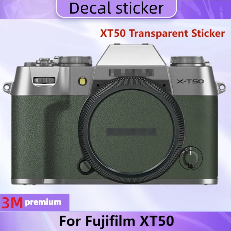 

X-T50 Transparante Sticker Beschermlaag Voor Fujifilm Fuji Xt50 Sticker Huidcamera Vinyl Wrap Anti-Kras Beschermende Film