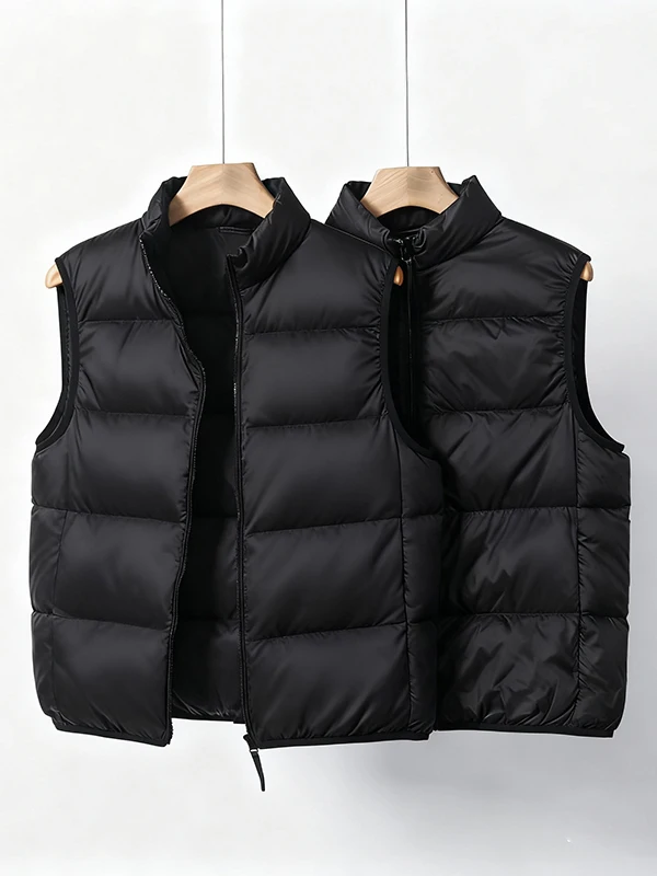 

Warmth Du down Bread Sle Jaet Stand Collar Svel Men's Faion Outerwear Youth Daily Wear Ultra Soft Nylon Fabric