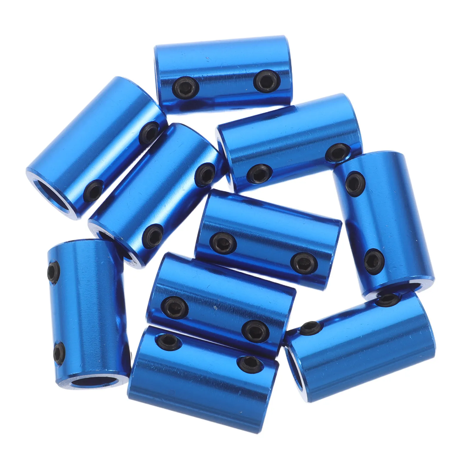 

10Pcs Aluminum Shaft Coupler Rigid Stepper Motor Connector for DIY 3D Printer Robot Car Boat Airplane 8x8mm Encoder Coupler