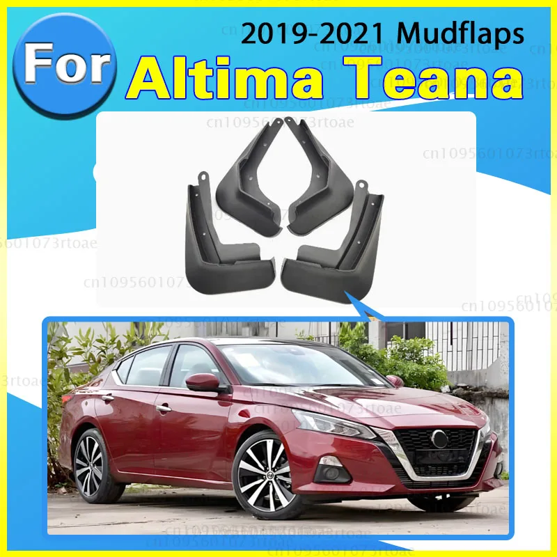 

For Nissan Altima Teana 2019-2021 2020 Teana Car Tire Fender Splash Wound Front and Rear Wheel Fender Auto Parts 4pcs