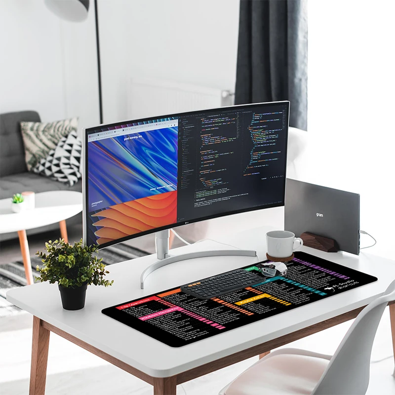 Windows Excel لوحة المفاتيح الاختصارات الجلدية مفتاح لوحة الماوس البرمجيات مكتب كلمة طاولة كبيرة المضادة للانزلاق قاعدة مكتب الكمبيوتر حصيرة مكتبية