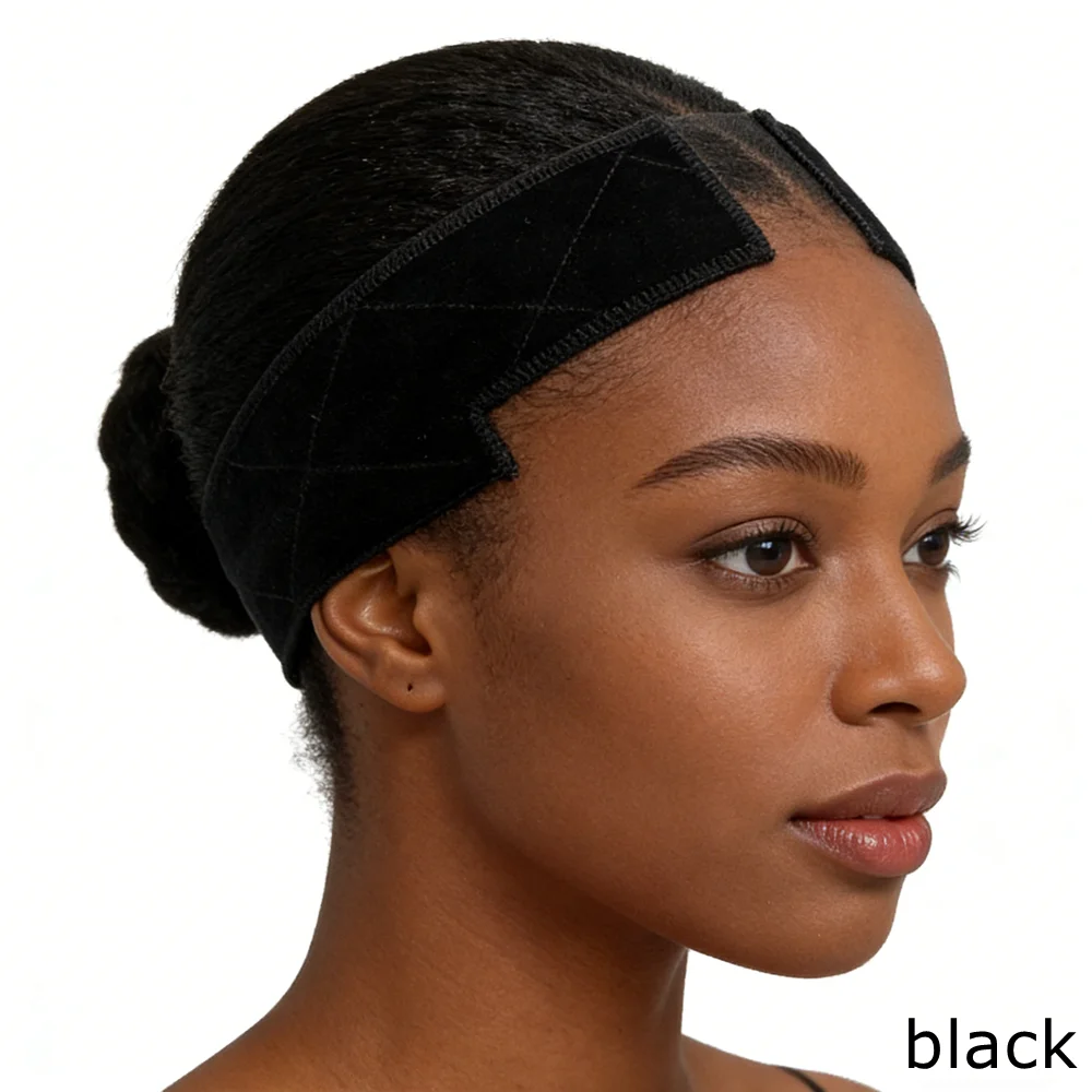 Кружевная ручка для парика, нескользящая мягкая бархатная женская повязка на голову с ручками для парика, женские бархатные аксессуары для парика, шарф, регулируемая повязка на голову