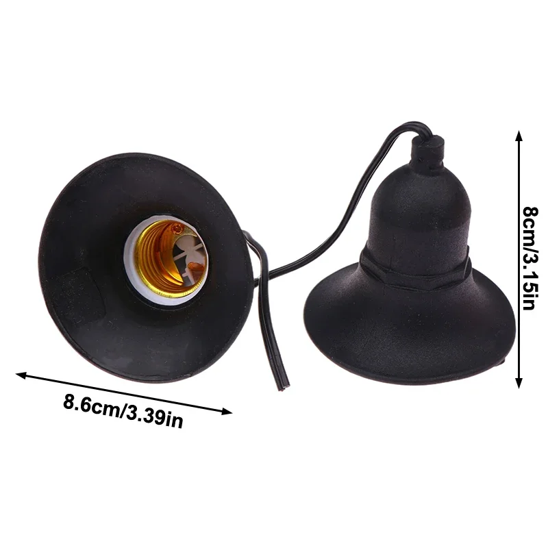 

1/2Pcs E27 Screw Lamp Holder Chandelier High Temperature Waterproof Lampholder Light Bulb Holder Adapter