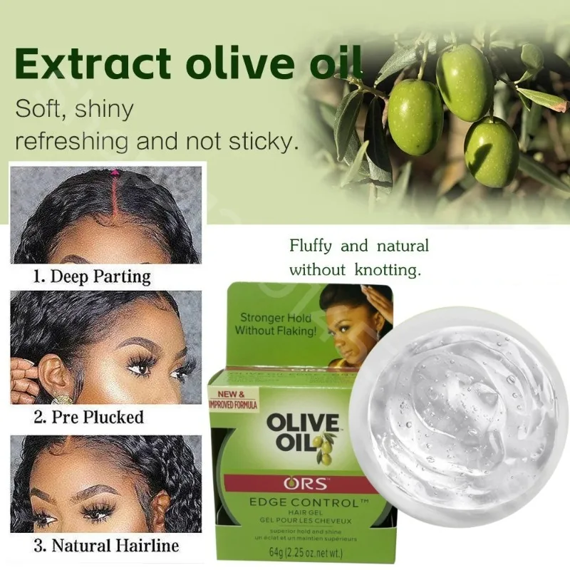 

Olive Oil Styling Fluffy Moisturizing Solid Hair Gel Styling Hair Wax Hairstyles Control Hair Styling Waxes & Cream