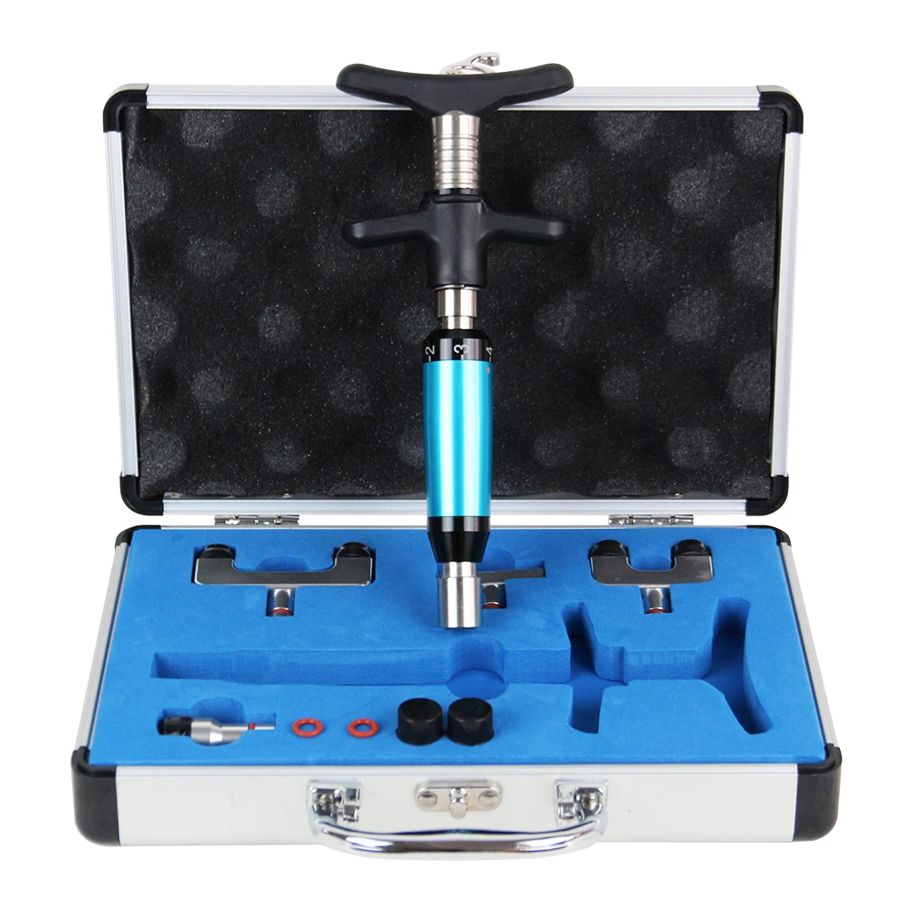 دليل العمود الفقري تصحيح بندقية 4 رؤساء قابلة للاستبدال علاج شدة الجسم الاسترخاء لتخفيف الآلام مدلك أدوات تعديل العلاج بتقويم العمود الفقري #2