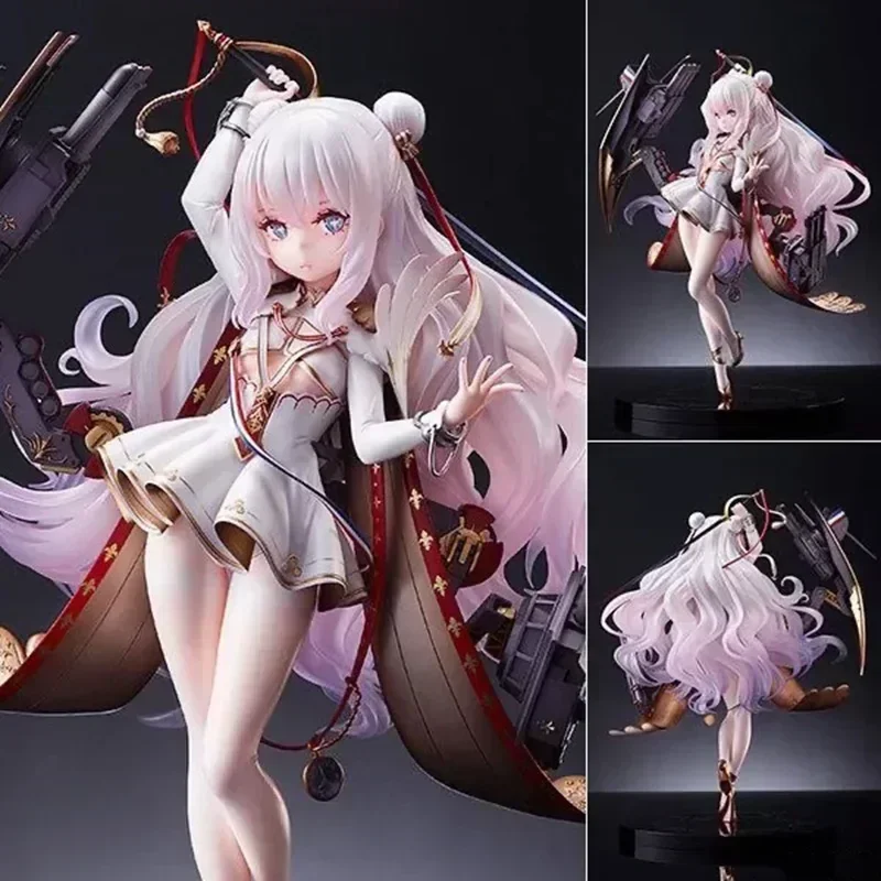 In Stock Original Game Azur Lane Figure Le Malin Figures Kawaii Beauty Collect Model Cute Anime Figure Model Toy Collection Gift