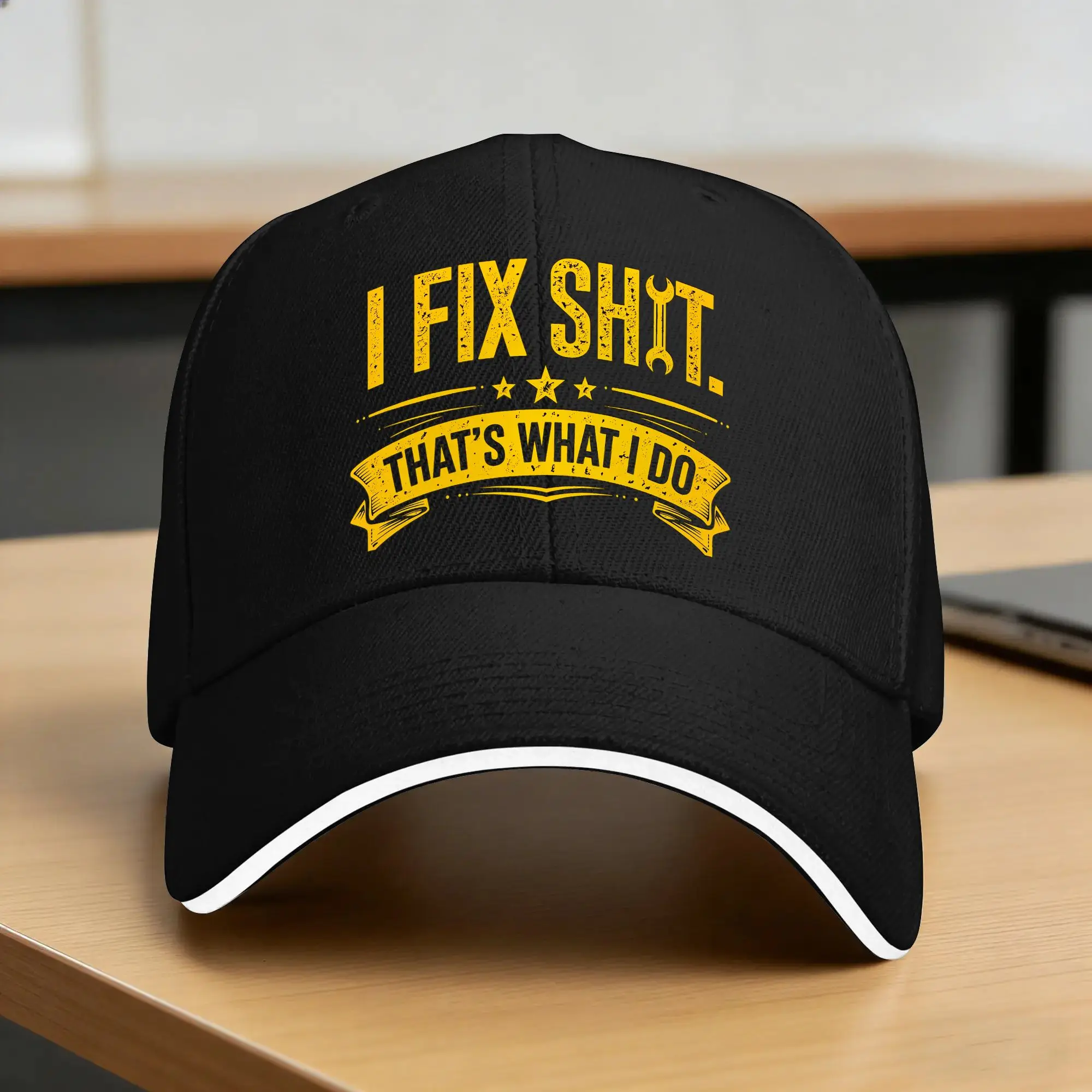 Summer Casual Baseball Cap I Fix Shit That‘s What I Do  Outdoor Sports Trucker Hat For Unisex-Teens Sun  Fashion Baseball Caps
