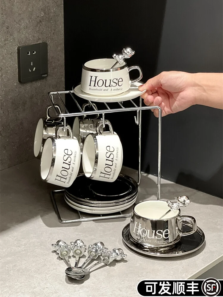 

Light luxury coffee cup, high-end exquisite women's home high-end European ceramic retro afternoon tea tea set