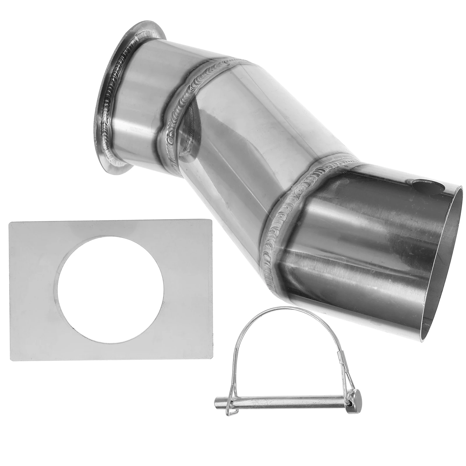 

Stainless Steel Rain Chain Adapter Kit Gutter Installer Drainage Parts for Gutters Downspouts Easy Installation Outdoor Decor