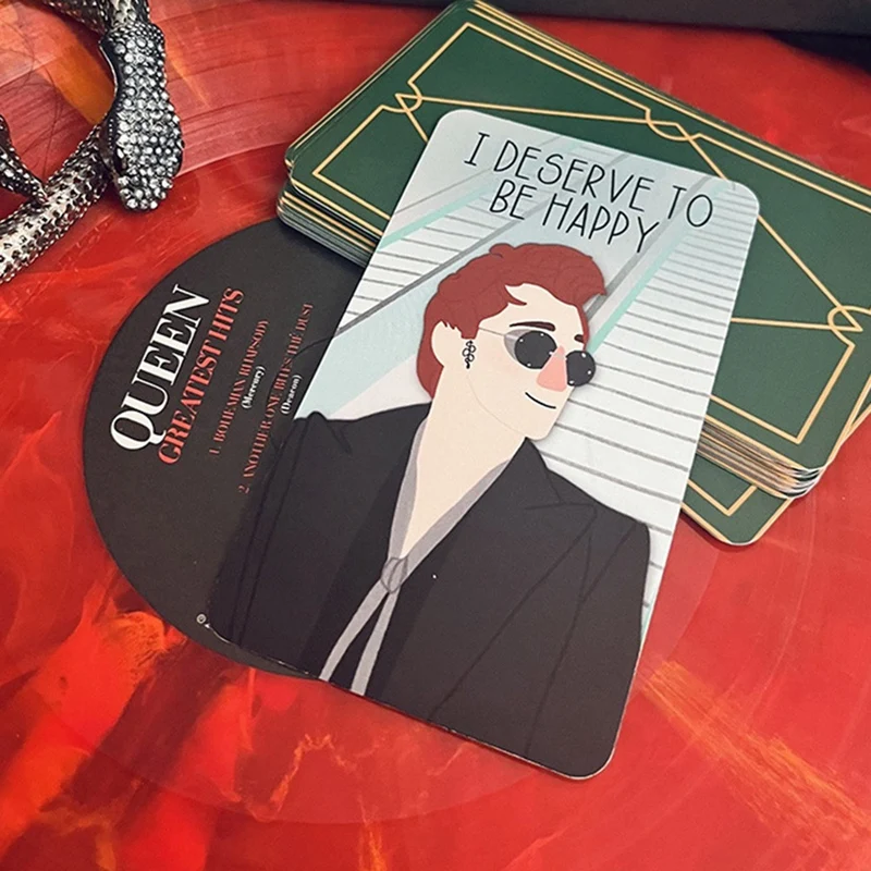 20Pcs Fantasy Comedy Good Omens Good Omens Affirmation Deck Prophet Lovely Figure Tarot Divination Taro Prophecy Cards