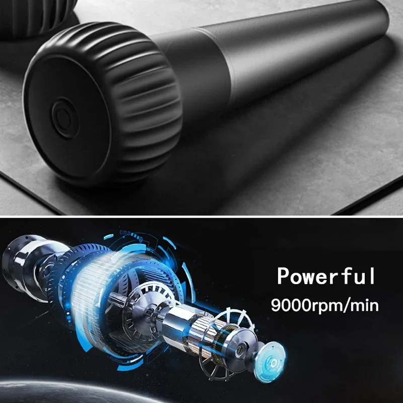 Acupuncture Fascia Pen Deep Tissue Vibration Massager Trigger Point Therapy Stick Reflexology Body Massage Tool for Pain Relief