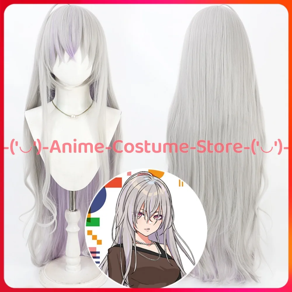 

The Idolmaster Shiny Colors Shiragatsuki Gekka Cosplay Wig Anime Character Halloween Carnival Party Costume Wigs Synthetic Hair